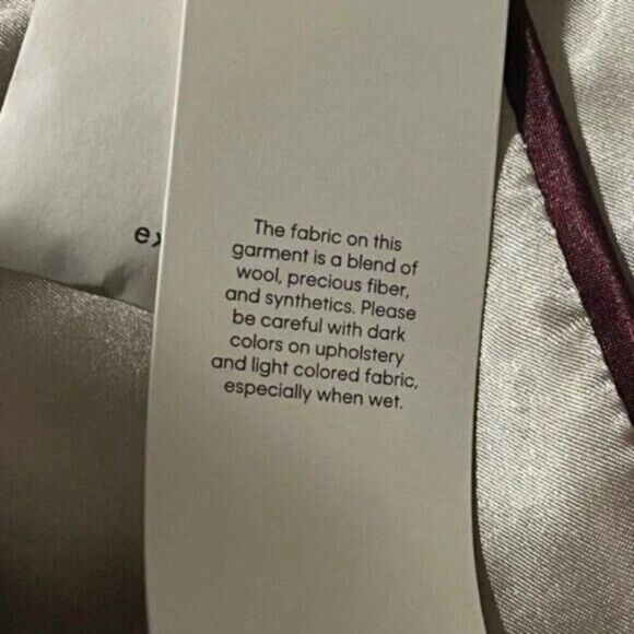 Calvin Klein Camel Single-Breasted Button Coat Wool Cashmere Blend Size 8 NWT - Picture 11 of 11